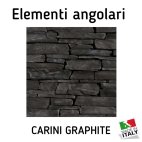 Angolo in pietra ricostruita Carini Graphite